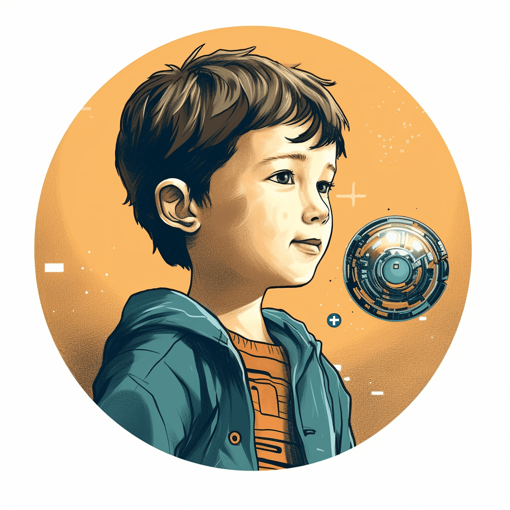 A network of people connected to a powerful AI Data Center